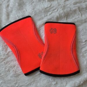 Orange Neoprene Knee Sleeves